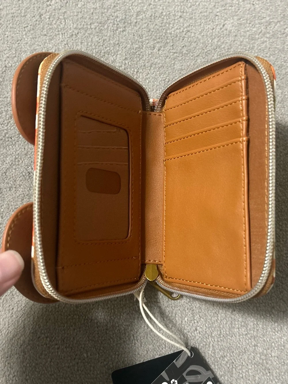 Loungefly Disney Mickey Mouse Pumpkin Fall Treats Mini Wallet *NEW* - Picture 9 of 9